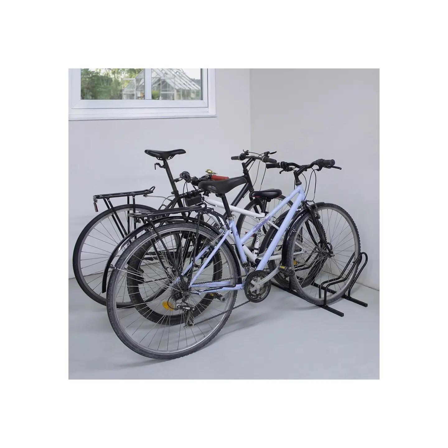 Râtelier 3 vélos Cyclo en métal noir 107 x 48 x 29,5 cm 5/7