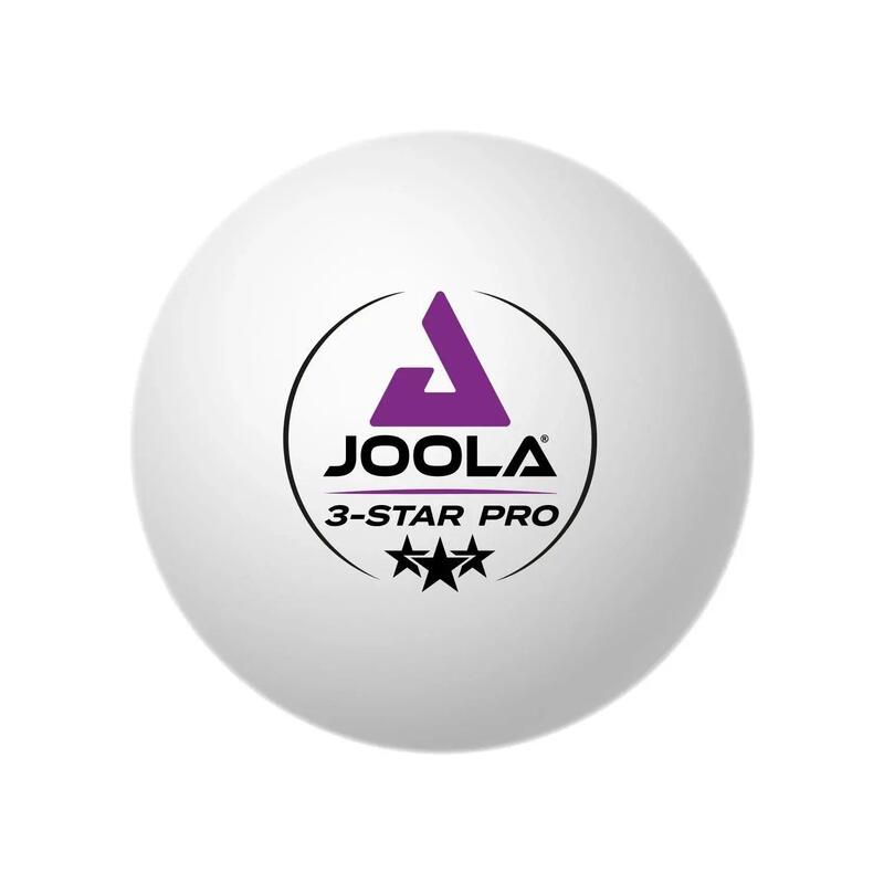 Mingi tenis de masă JOOLA 3-Star PRO 40+ - 24 bucăți, alb