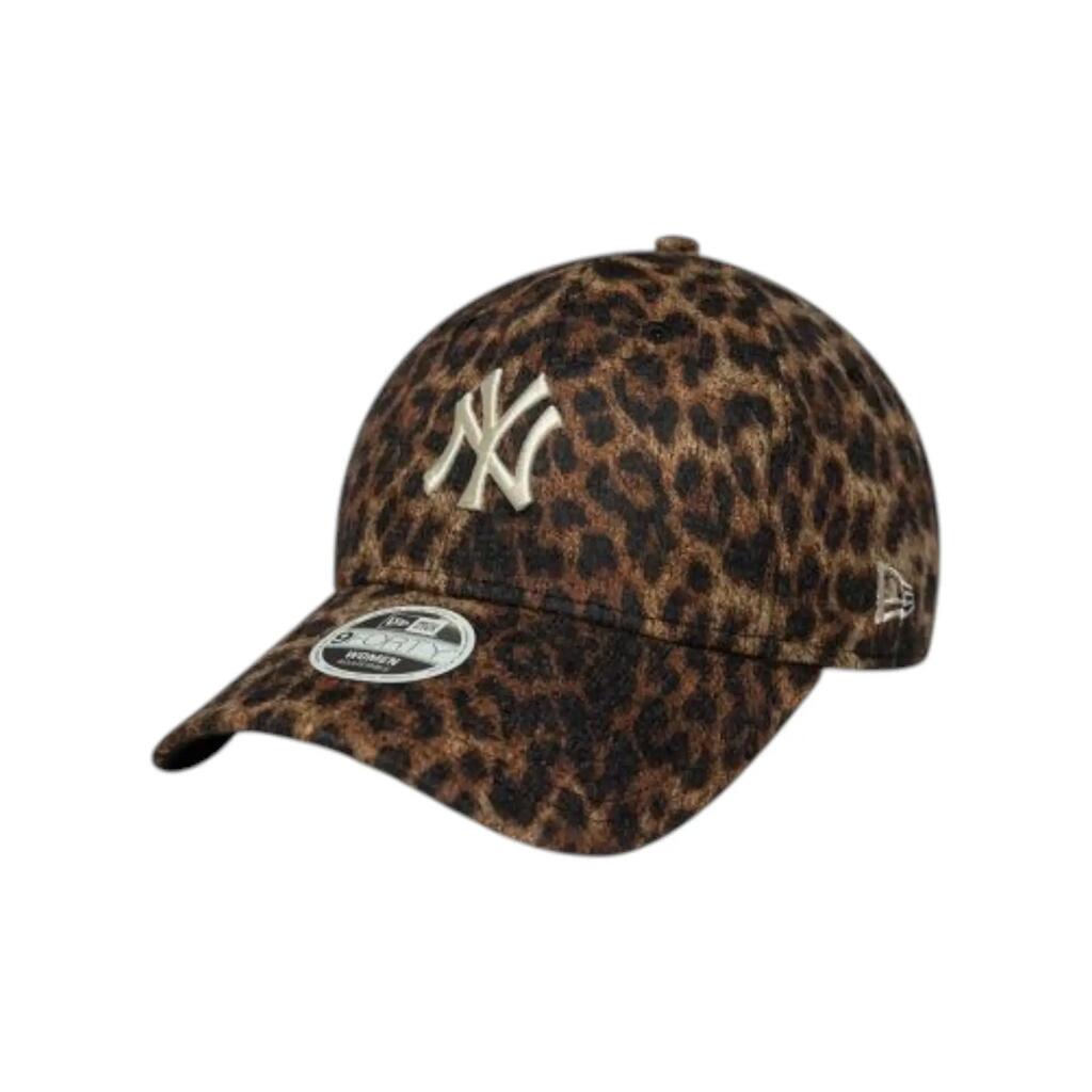 New York Yankees women's baseball cap New Era 9Forty Cosy Leopard