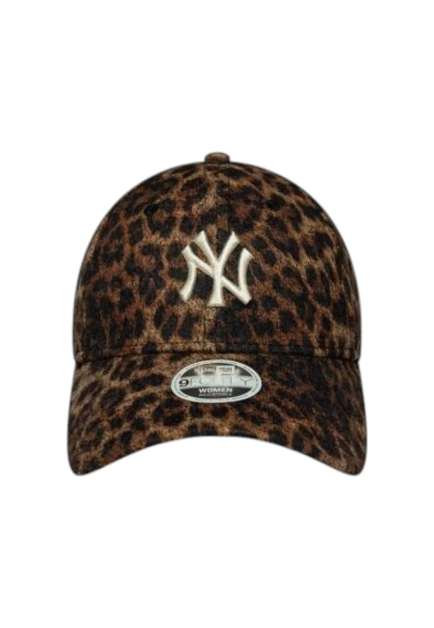 Czapka baseballowa damska New York Yankees New Era 9Forty Cosy Leopard 3/5