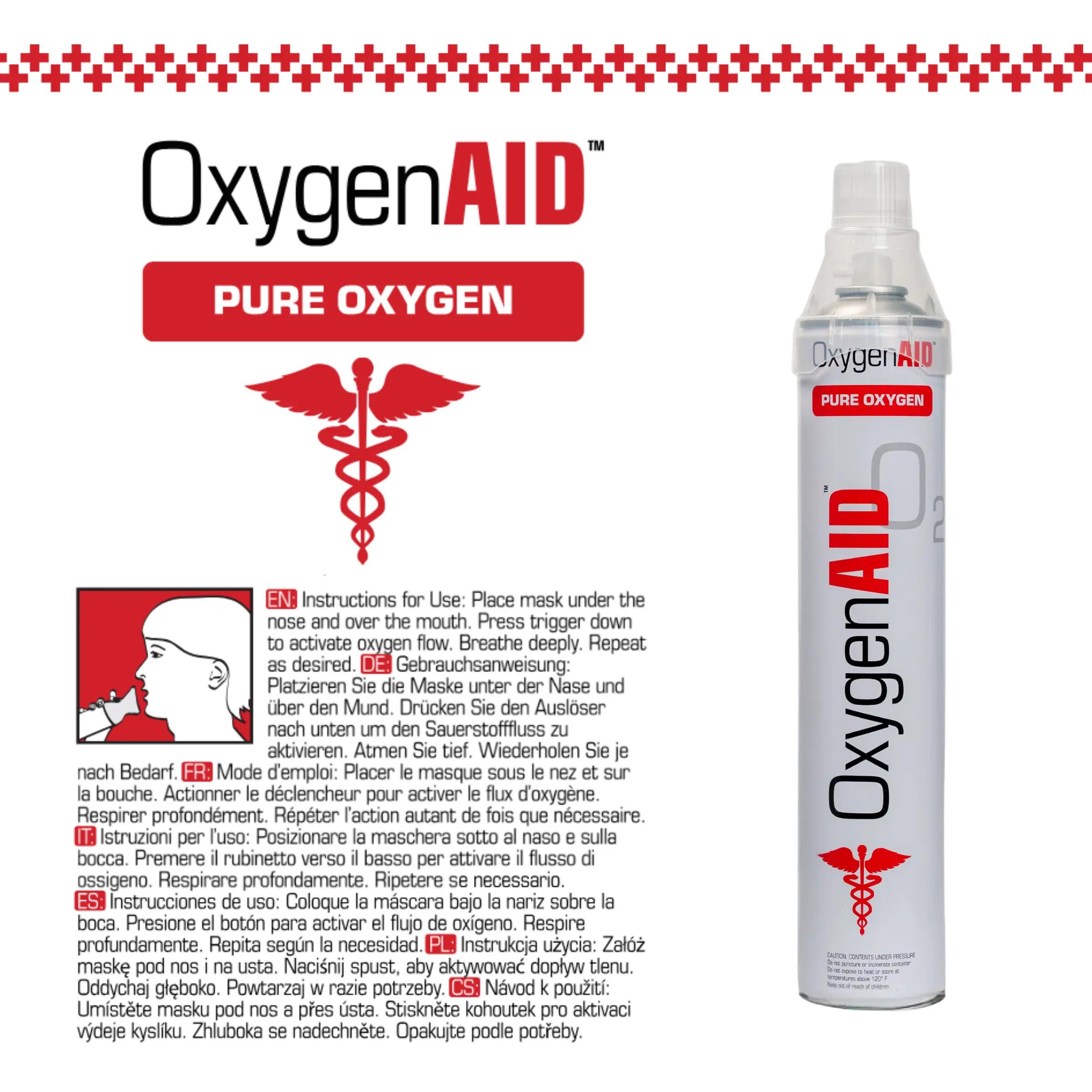 Oxygen AID oxygène supplémentaire en bombe 3x14L 2/4