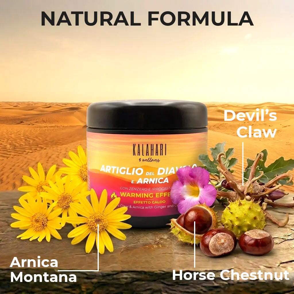 Kit Warm + Koud, Arnica 98% Gel + Duivelsklauw, Crème ideaal voor sporters 5/7