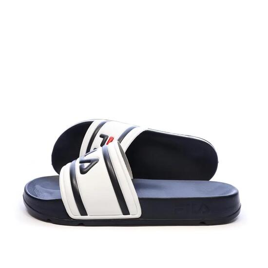 Claquettes Marines/Blanches Homme Fila Morro