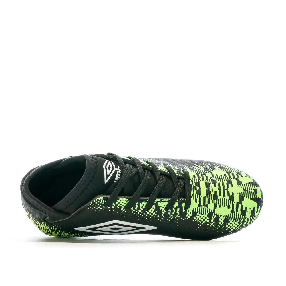 Umbro Form Net Fußballschuhe für Jungen Schwarz/Gelb 5/7