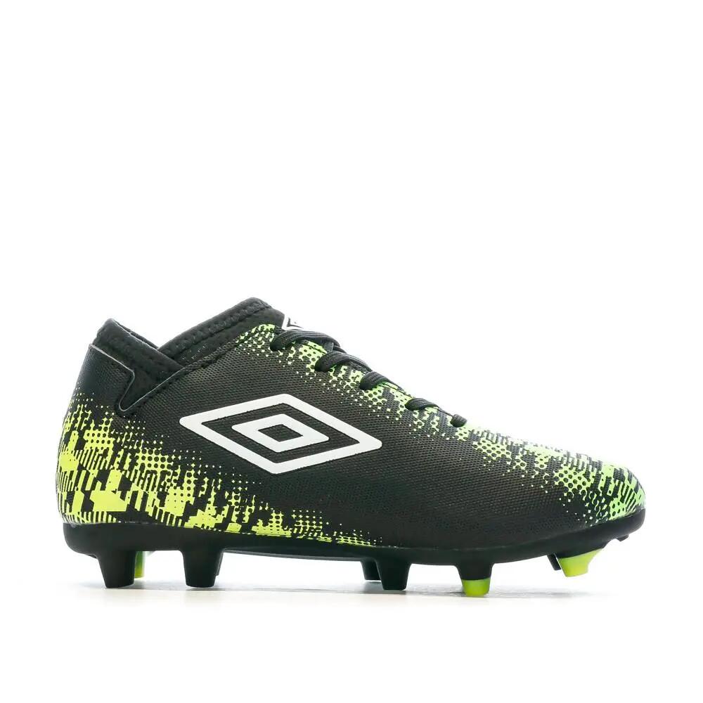 Umbro Form Net Fußballschuhe für Jungen Schwarz/Gelb 3/7