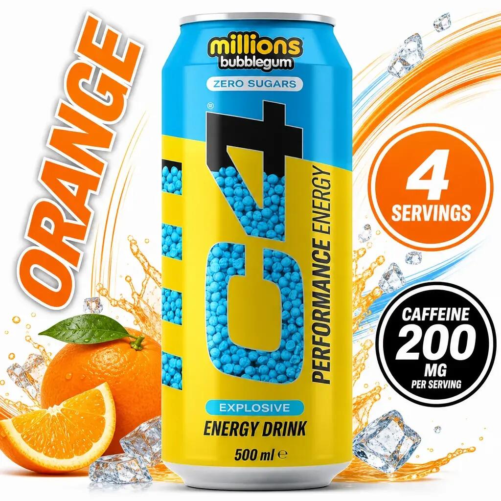 Cellucor C4 Energy 500ml x4 Orange