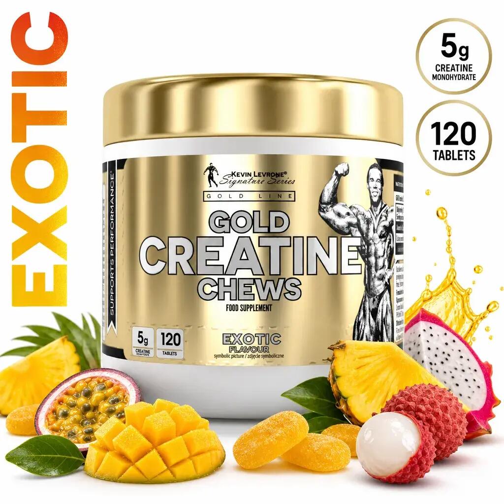 Kevin Levrone Gold Creatine Chews 120 Tabs Exotic