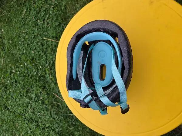 Entre Particuliers - Casque de vélo pour bébé 500 bleu 4/5