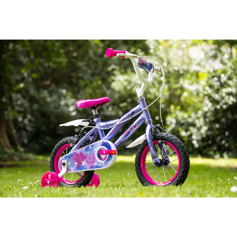 Huffy So Sweet 12 inch paarse meisjesfiets voor kinderen van 3-5 jaar