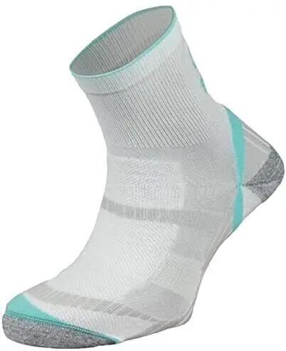 BRBL Atlas Socks Hiking Trekking Trail Run Outdoor Camping Socks - White/Aqua