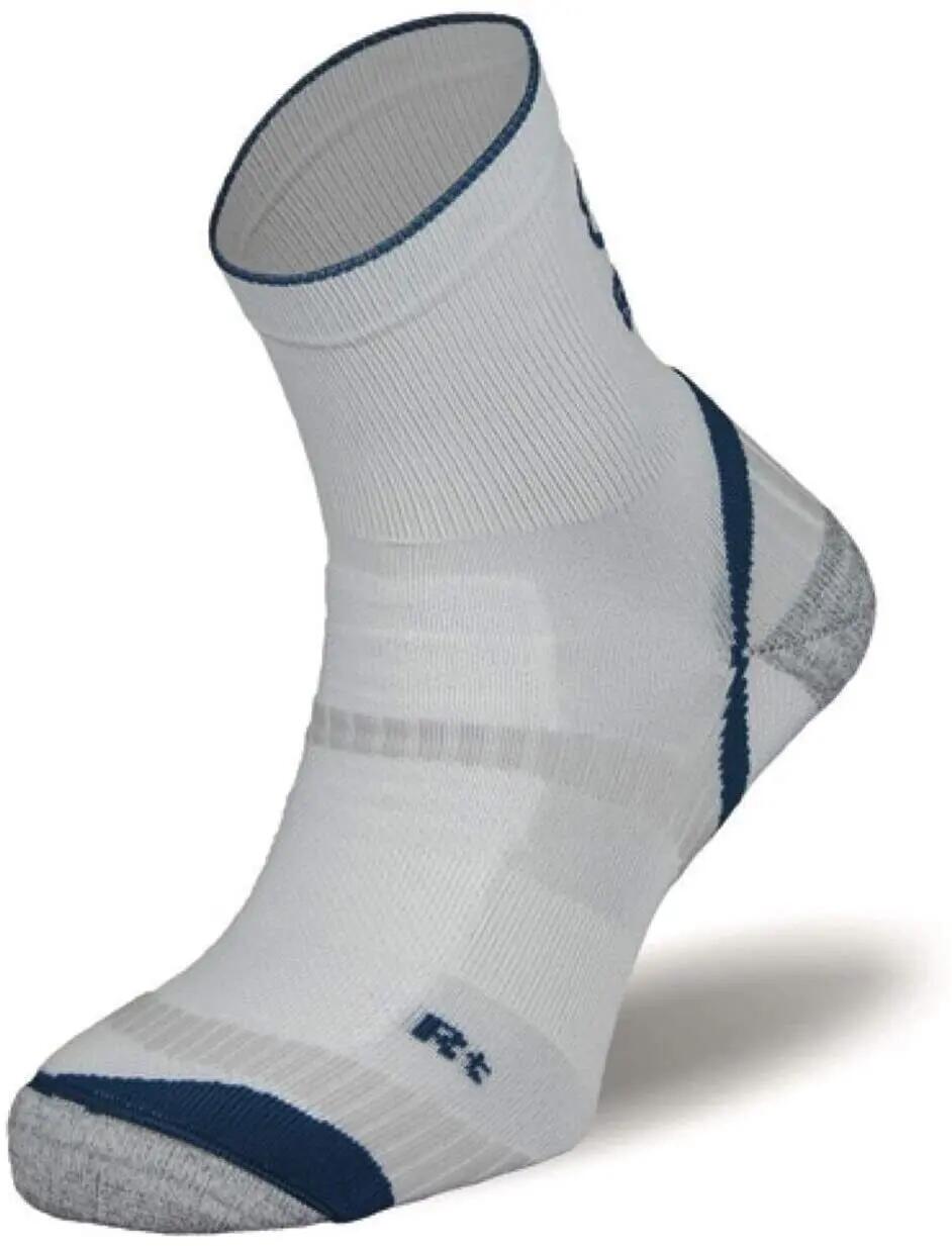 BRBL Atlas Socks Hiking Trekking Trail Run Outdoor Camping Socks - White/Blue