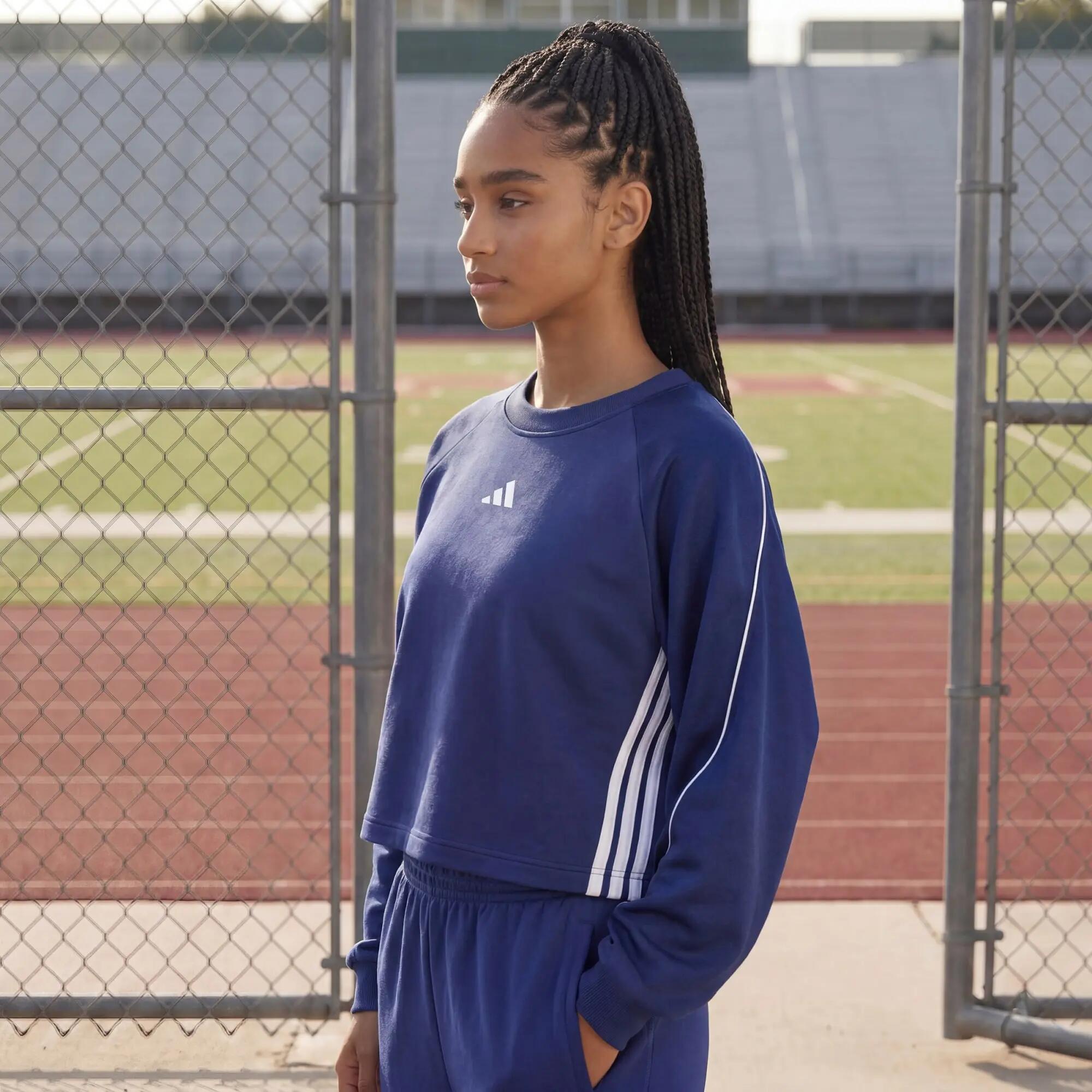 Sudadera de cuello redondo Stadium 3 Stripes 6/7