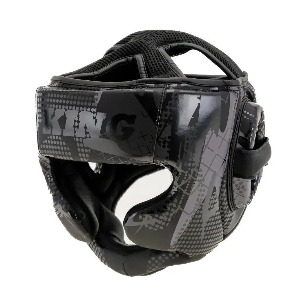 Casco Shogun King Pro Boxing Unisex - Cuero sintético, cierre Velcro 2/4