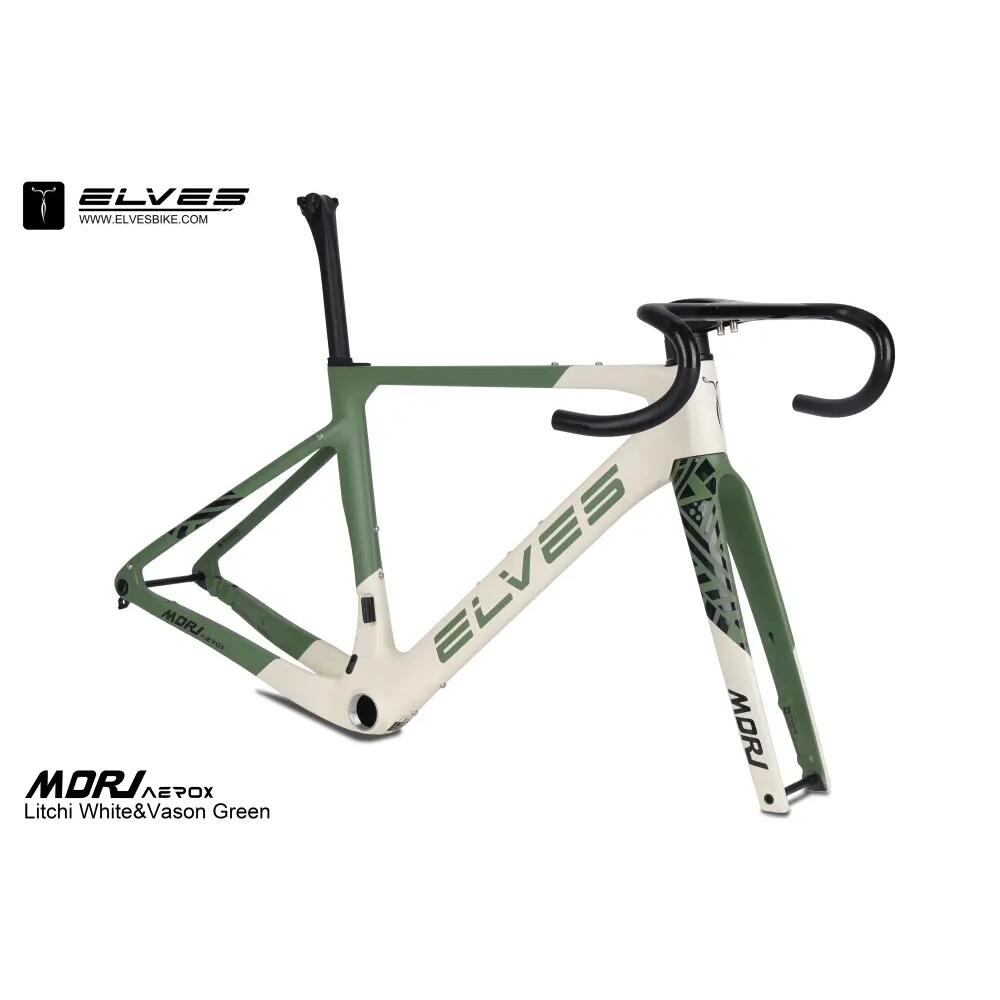 ELVES Mori Aerox (Disc) WHTE & Vason GRN T47-24(SHIMANO24MM AXLE)