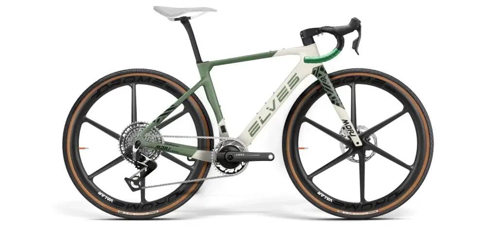 ELVES Mori Aerox (Disc) WHTE & Vason GRN T47-24(SHIMANO24MM AXLE)