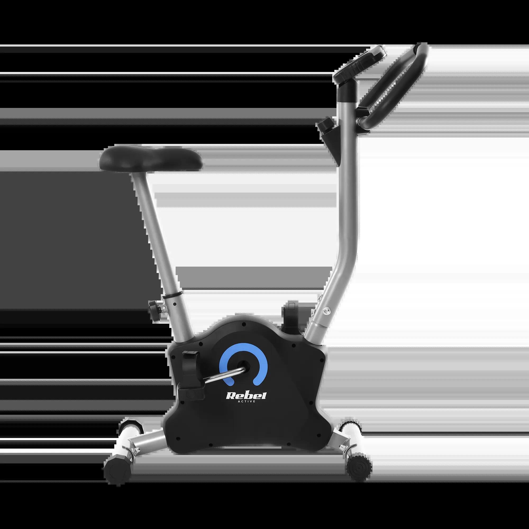 Rower stacjonarny rowerek treningowy do ćwiczeń pionowy mechaniczny Rebel 7/7