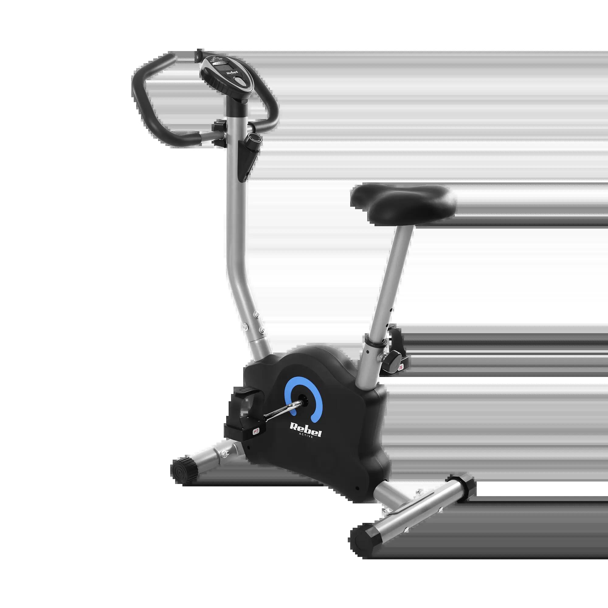 Rower stacjonarny rowerek treningowy do ćwiczeń pionowy mechaniczny Rebel 5/7