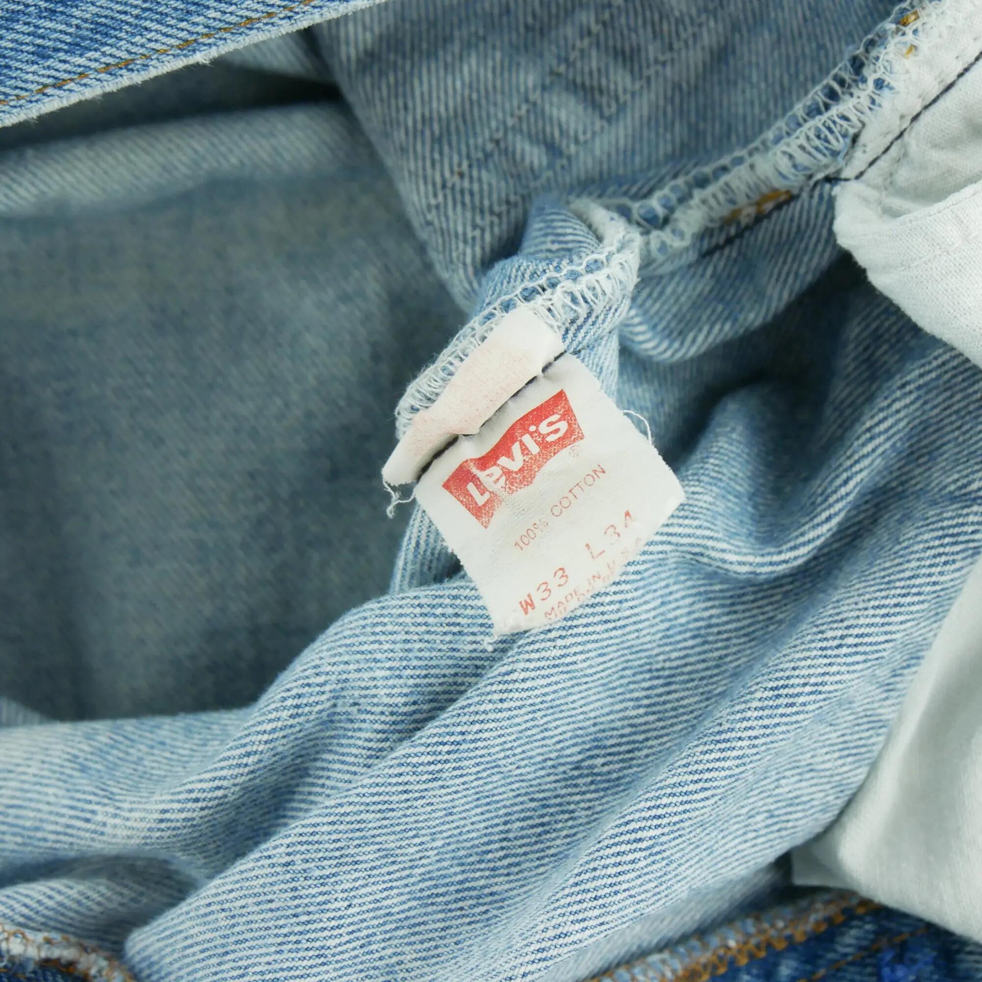 Second hand - Jeans Uomo W33/L32 Levi Strauss 501 - Stato molto buono 7/7