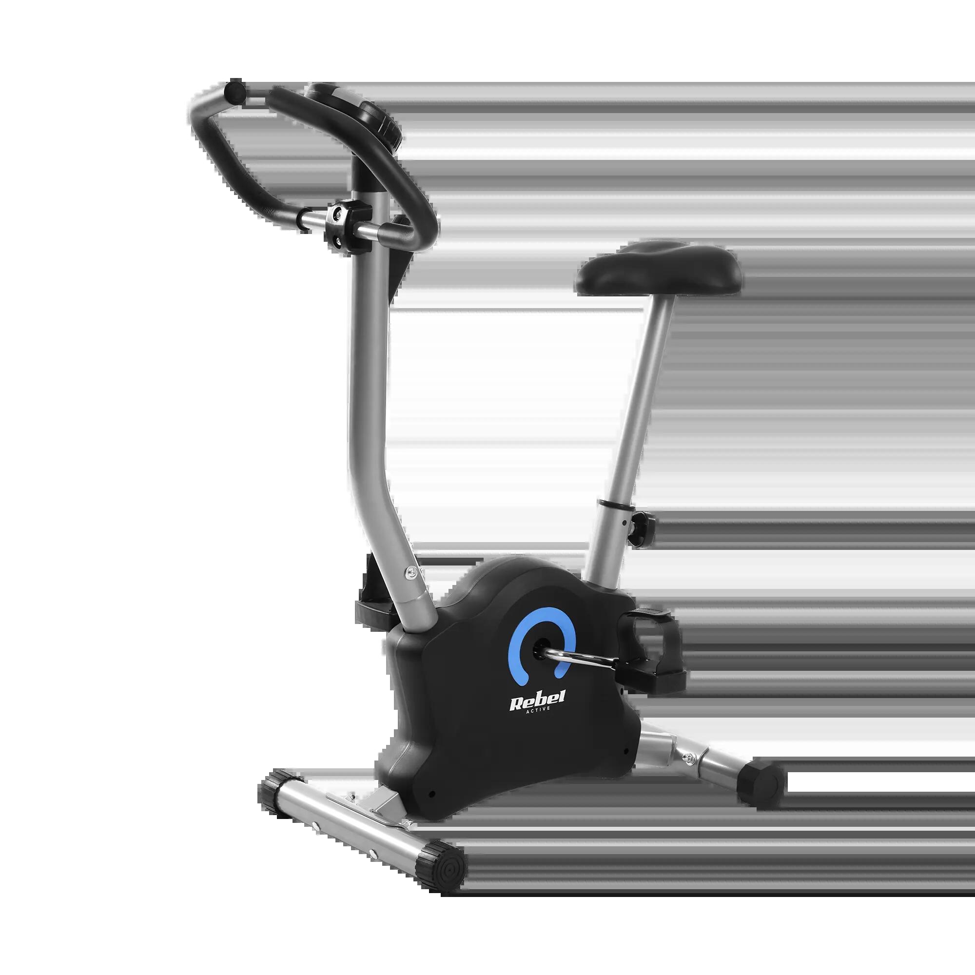 Rower stacjonarny rowerek treningowy do ćwiczeń pionowy mechaniczny Rebel 3/7