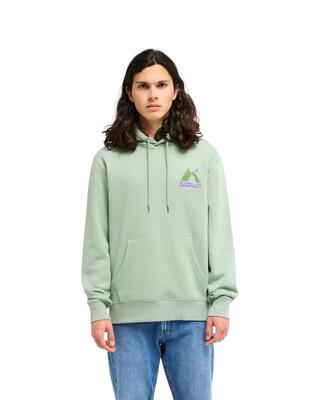 Groene hoodie salt water peak grün heren