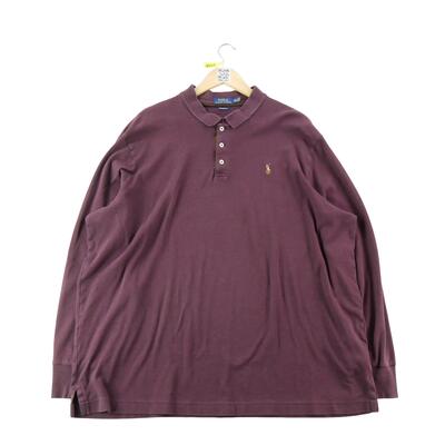 Tweedehands - polo ralph lauren lange mouwen heren classic fit - goede staat