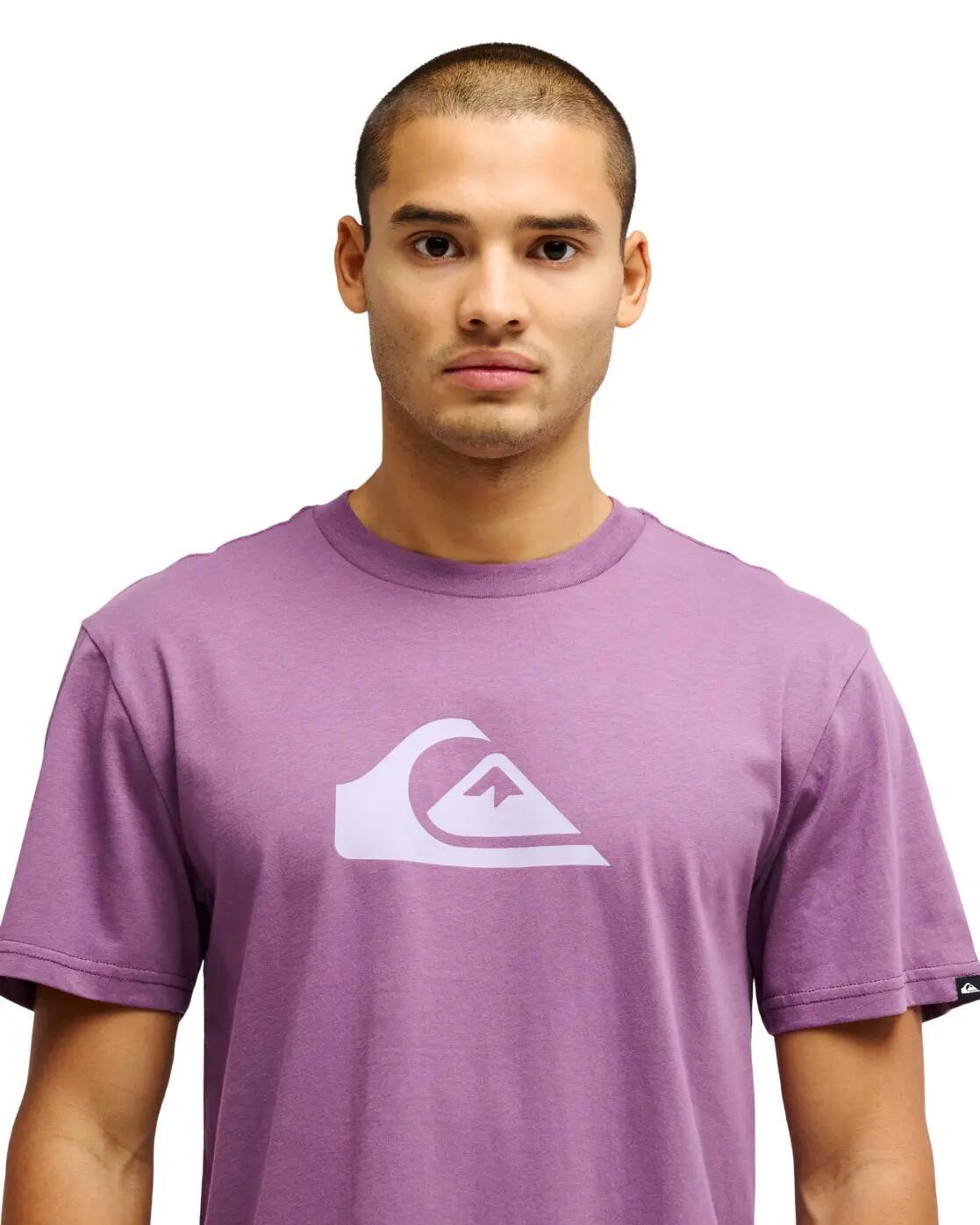 T-Shirt EV COMP LOGO Lila Herren 4/4
