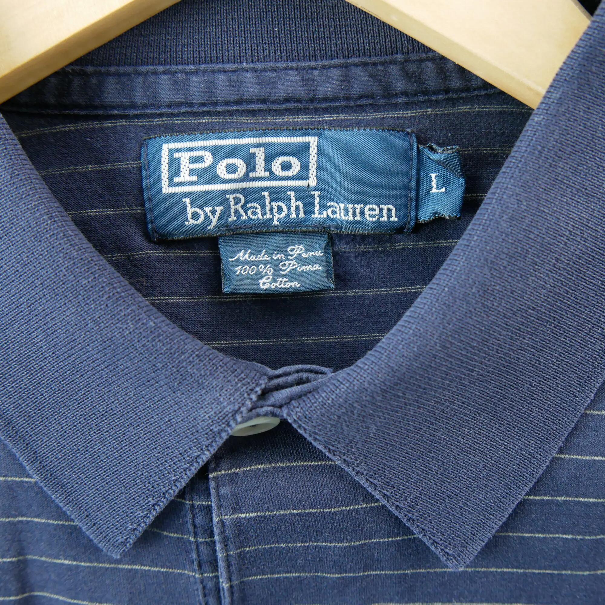 Seconde vie - Polo manches longues Homme Pima Cooton - Bon état 7/7