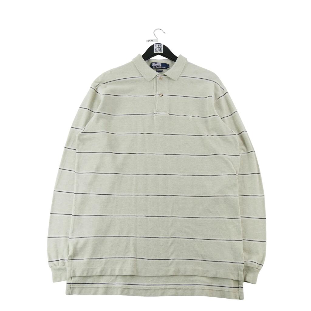 Second life - Long Sleeve Polo Men Gray Polo Ralph Lauren - Excellent