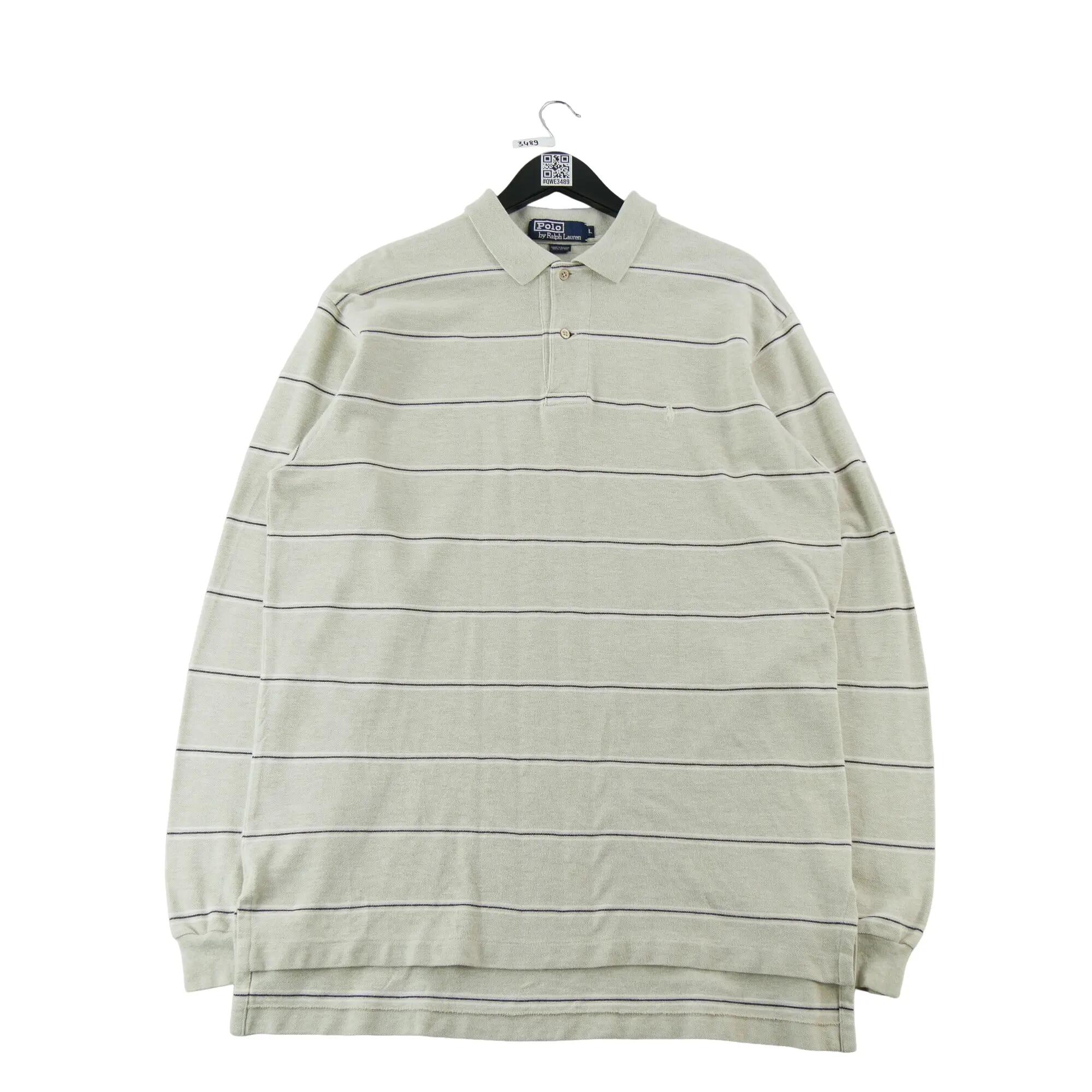 Seconde vie - Polo manches longues Homme Gris - Excellent 1/6
