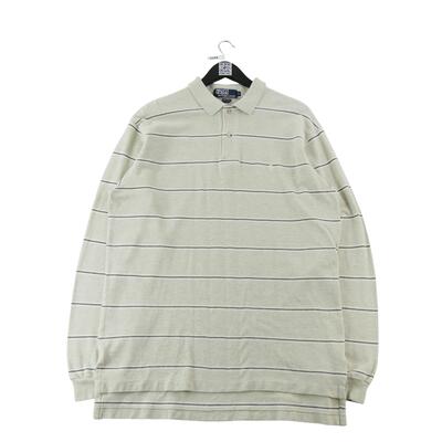 Tweedehands - polo ralph lauren heren lange mouw polo grijs - als nieuw