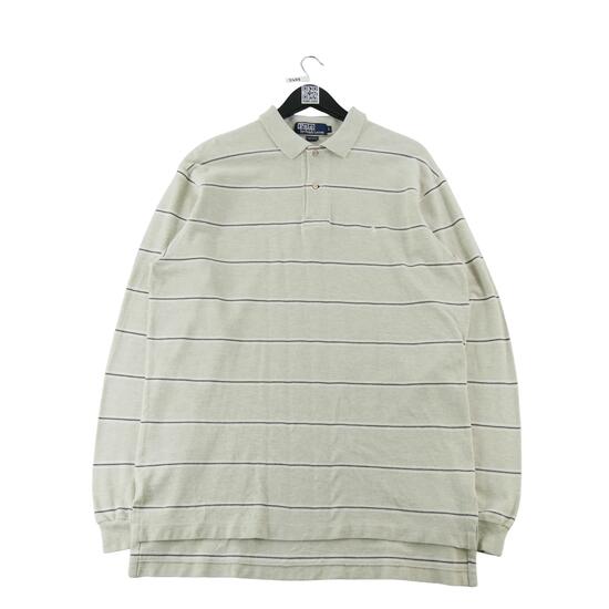 Seconde vie - Polo manches longues Homme Gris - Excellent