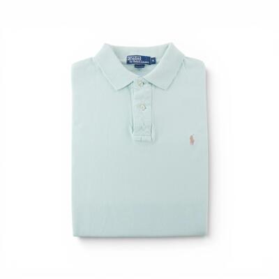 Second hand - Polo Ralph Lauren Polo uomo manica corta celeste - Stato buono