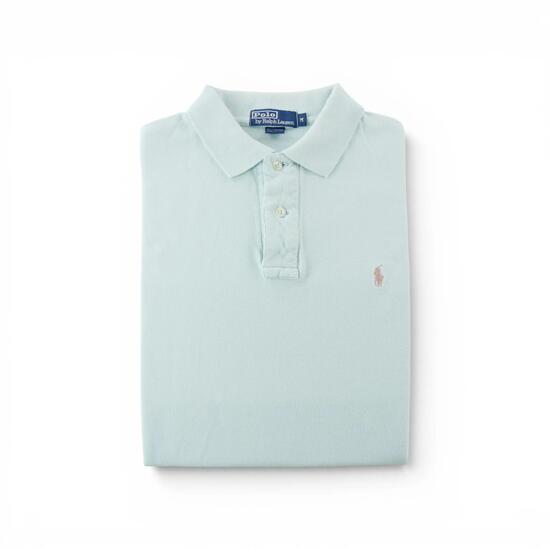Second hand - Polo Ralph Lauren Polo uomo manica corta celeste - Stato buono
