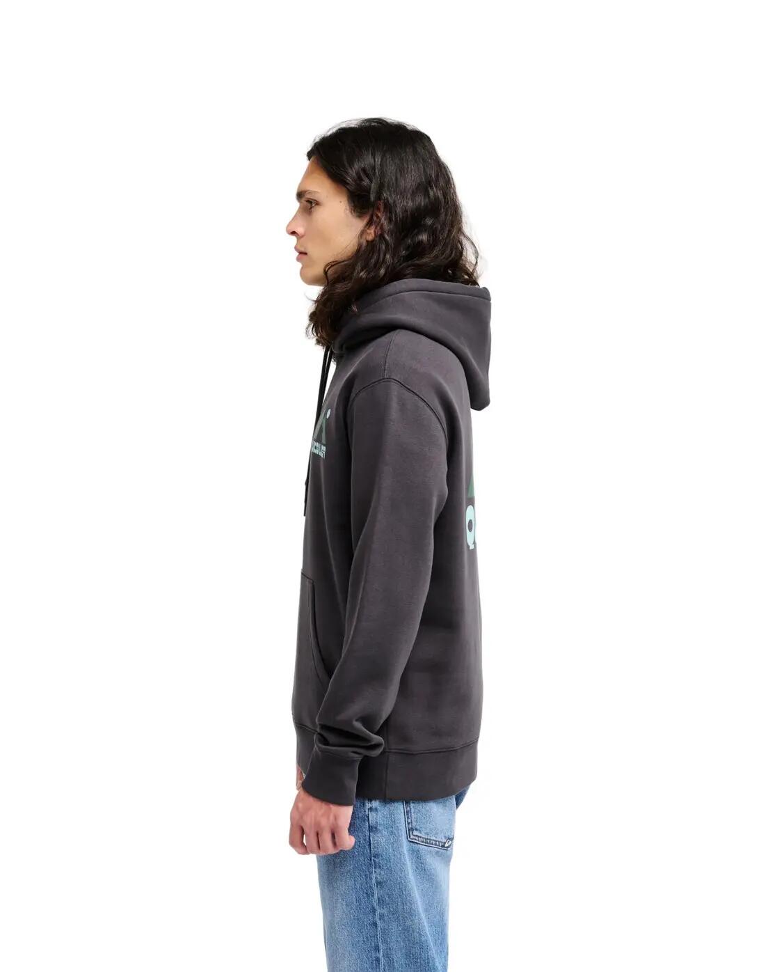 Sweat capuche SALT WATER PEAK Noir Homme 3/4