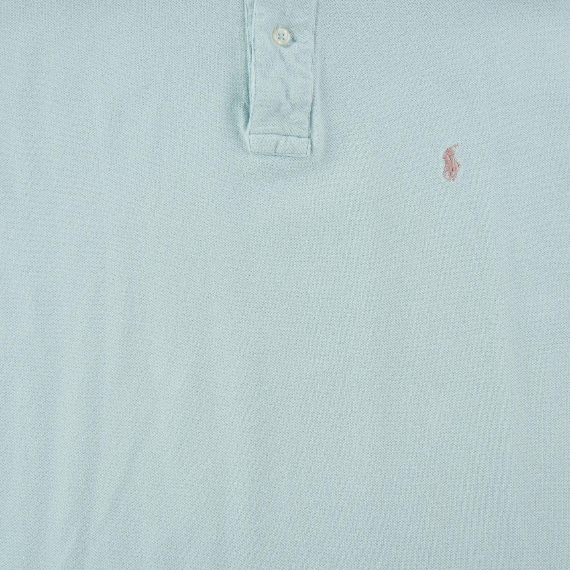 Second hand - Polo Ralph Lauren Polo uomo manica corta celeste - Stato buono 7/7