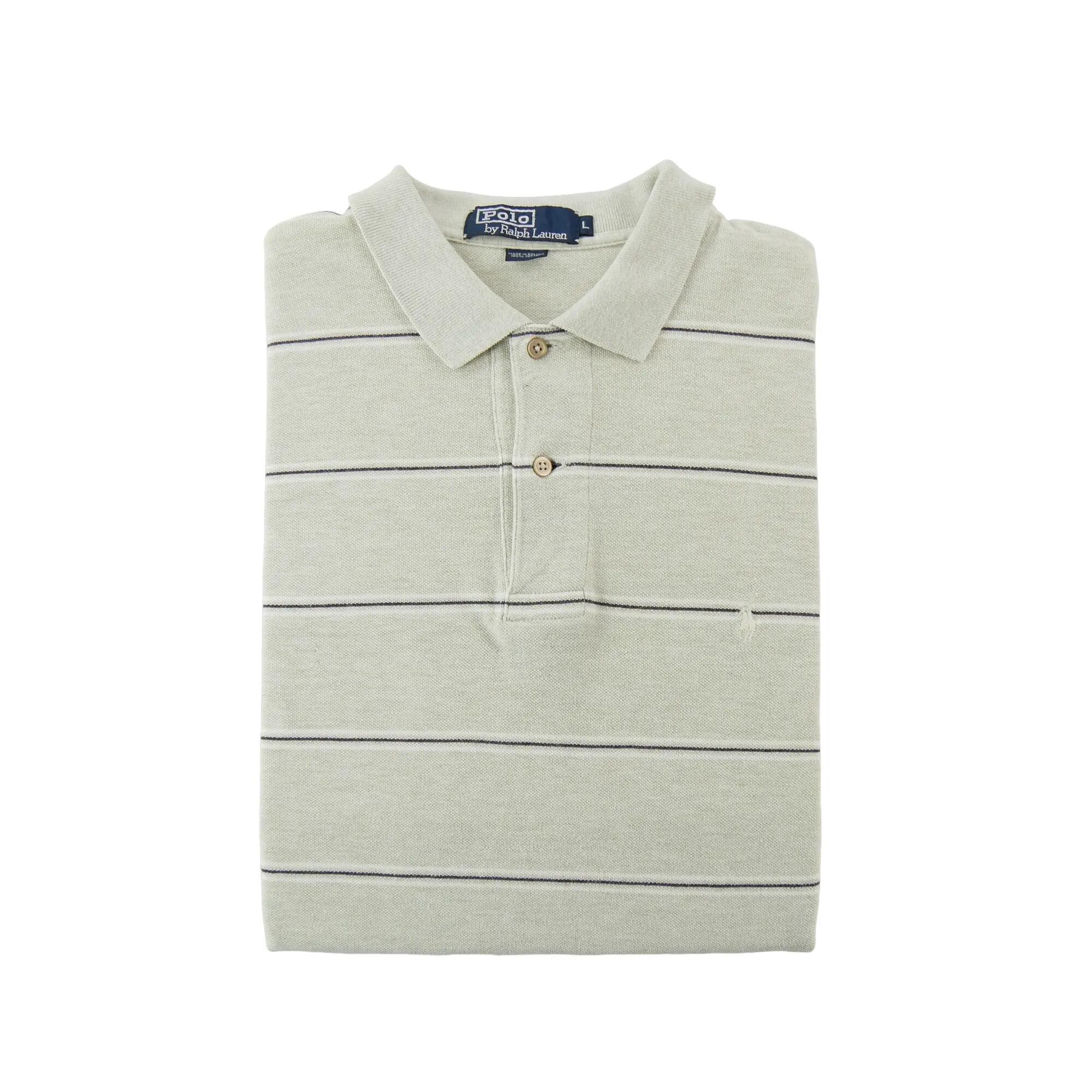 Seconde vie - Polo manches longues Homme Gris - Excellent 5/6