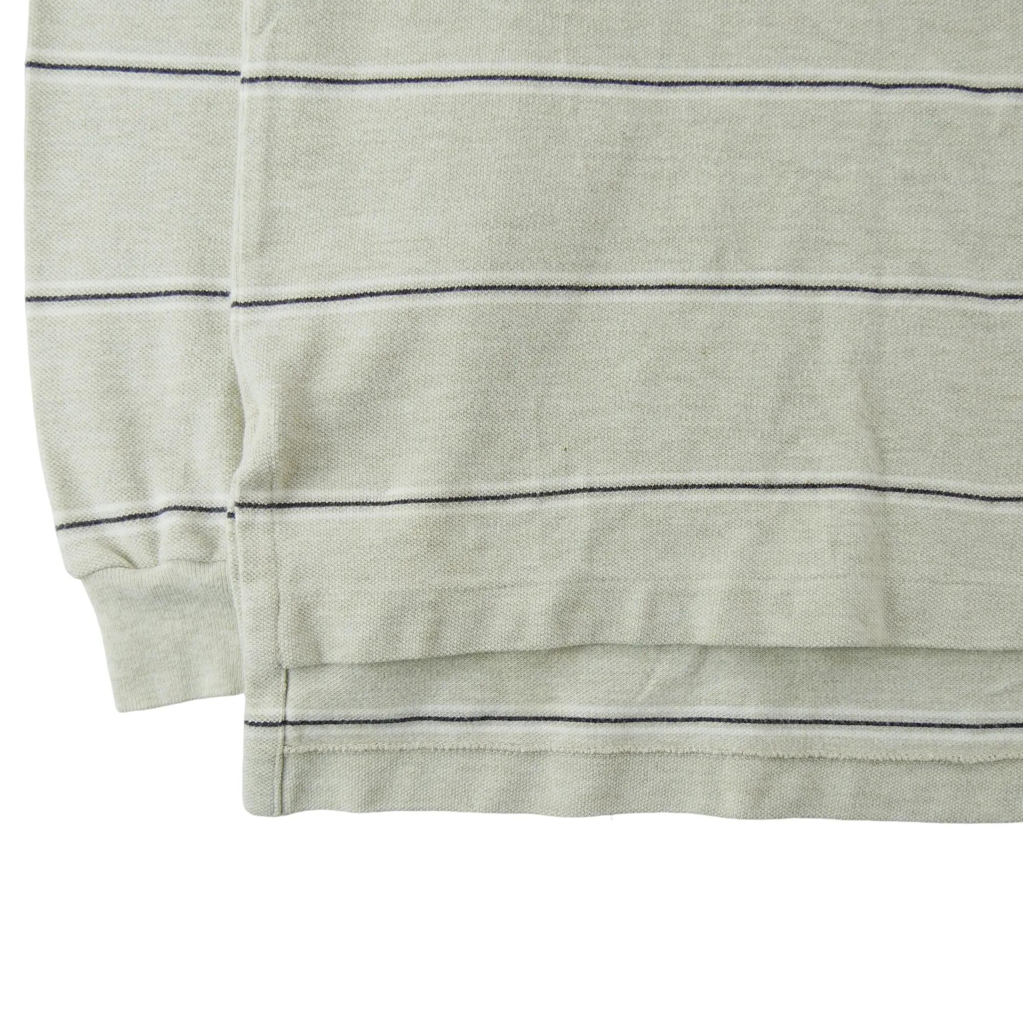 Seconde vie - Polo manches longues Homme Gris - Excellent 4/6