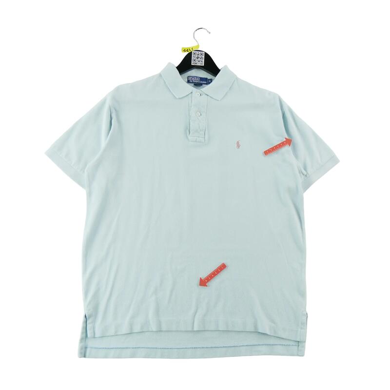 Second life - Polos bărbați mânecă scurtă Polo Ralph Lauren bleu deschis - Bun