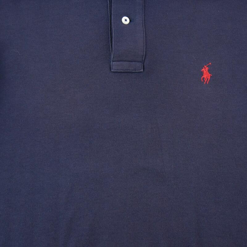 Second life - Polou Polo Ralph Lauren bărbați cu mâneci scurte bleumarin - Bun