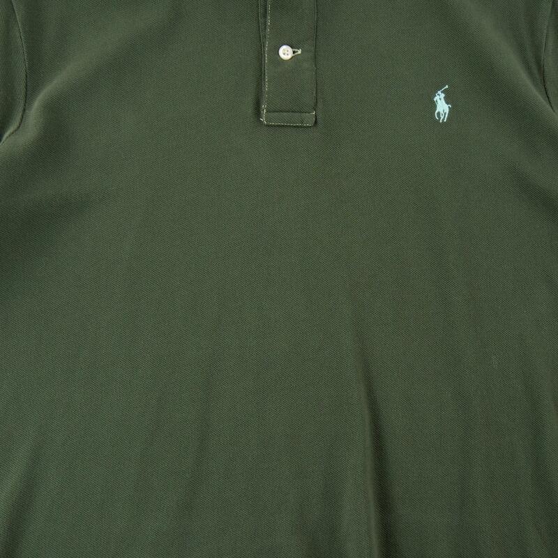 Second life - Polos Polo Ralph Lauren bărbați cu mânecă scurtă kaki - Foarte bun