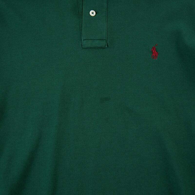Second life - Polo mânecă lungă bărbat verde Polo Ralph Lauren - Bun