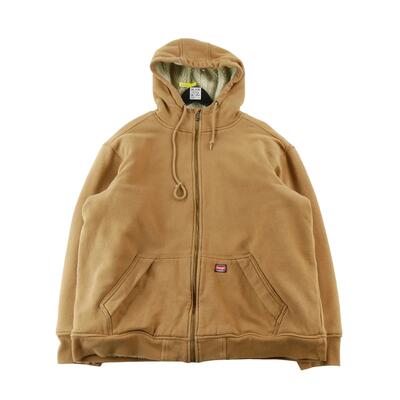 Tweedehands - sweatshirt met capuchon heren sherpa rits wrangler - goede staat