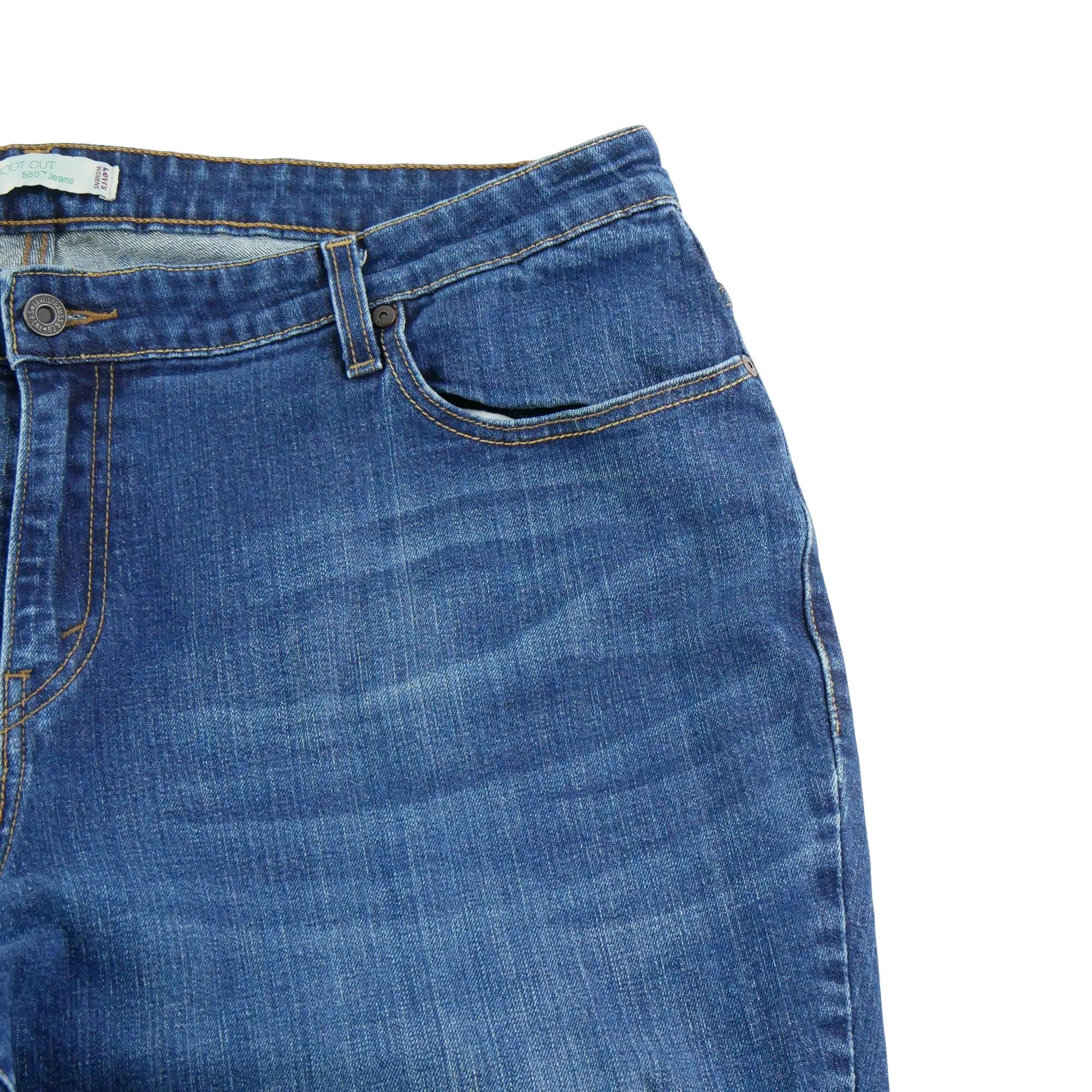 Second hand - Jeans Levi Strauss donna W38/L30 bootcut - Stato eccellente 3/6