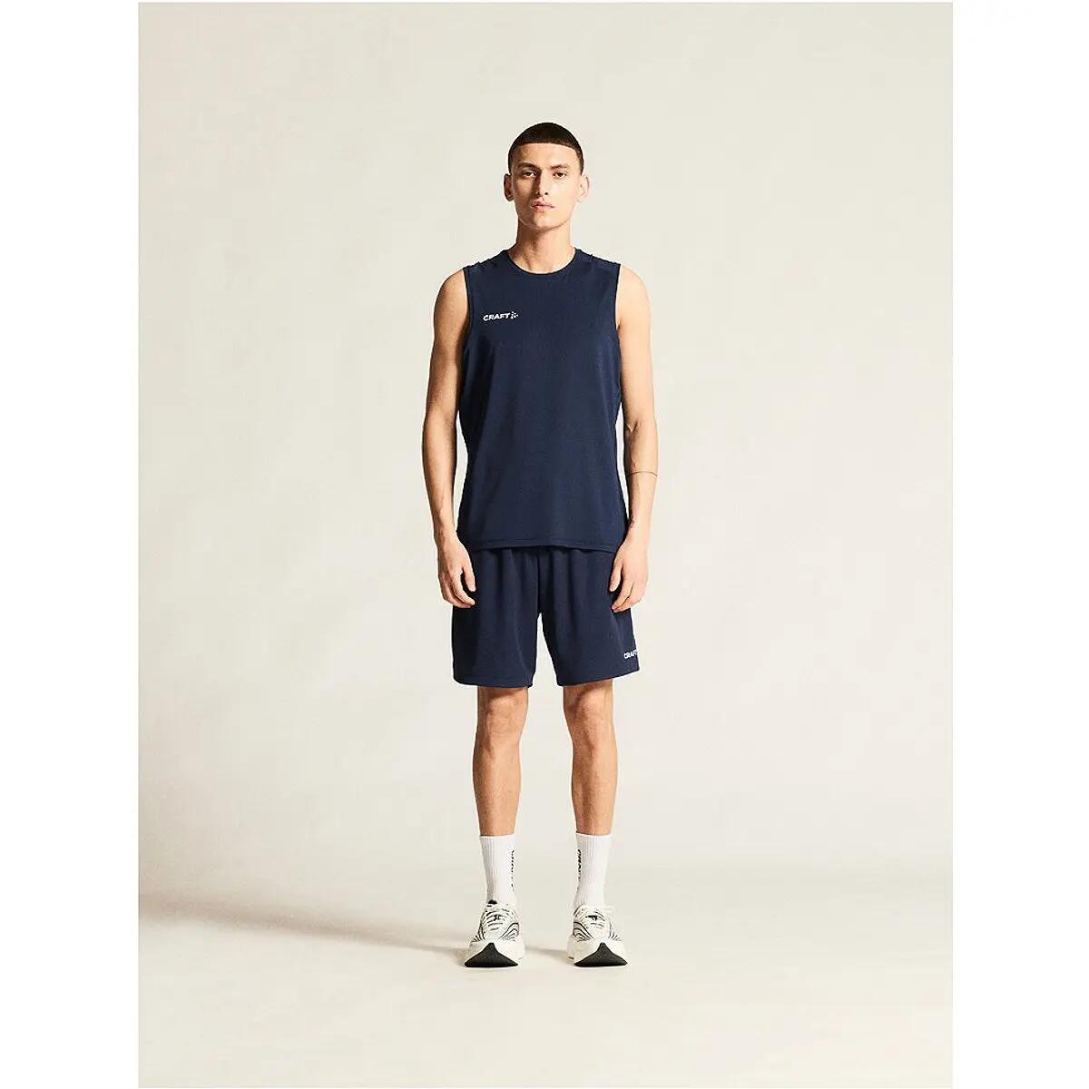 Débardeur sport - Tennis - Hommes - respirant, léger - Marine 5/5