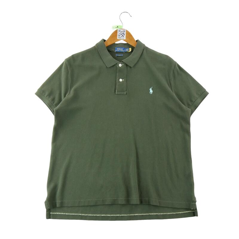 Second life - Polos Polo Ralph Lauren bărbați cu mânecă scurtă kaki - Foarte bun