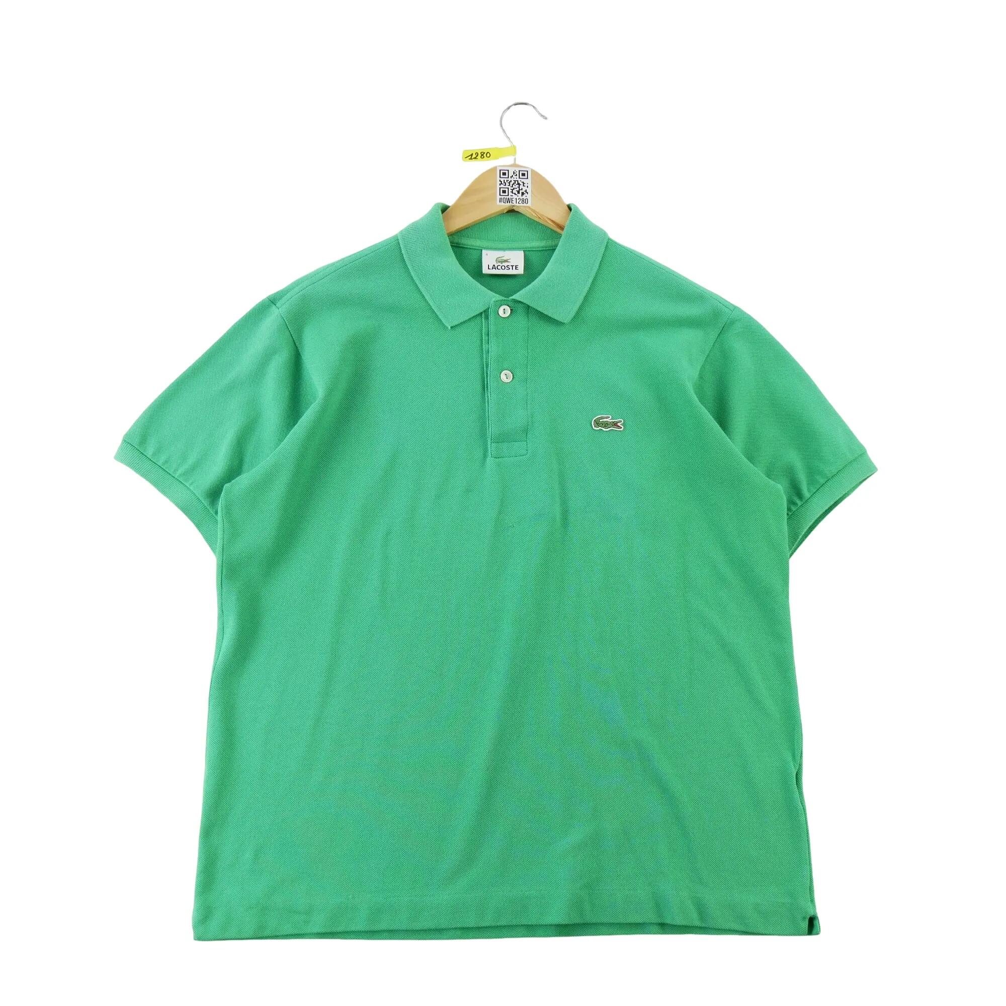 Second hand - Polo Lacoste uomo manica corta verde - Stato buono 2/7