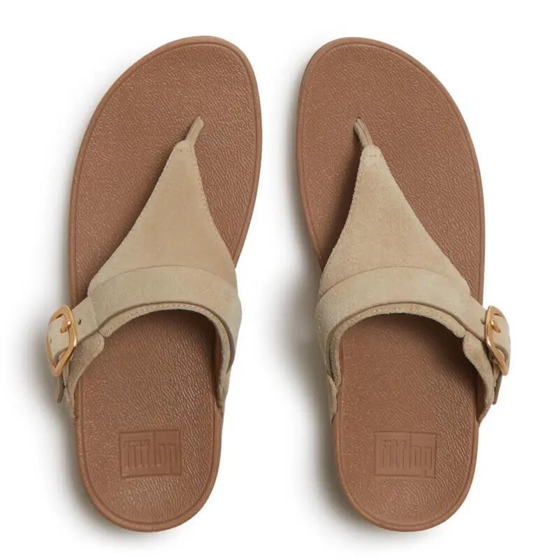 FitFlop Fino Marbled-Stone H-Bar Slides 2/3