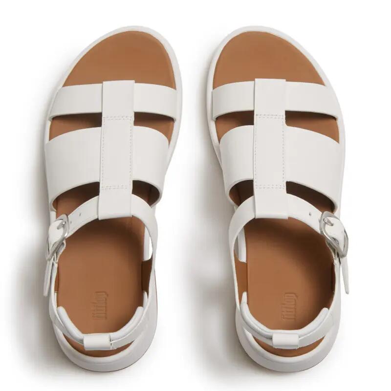 Chaussures pour femme Fitflop Fisherman Blanc. 3/5
