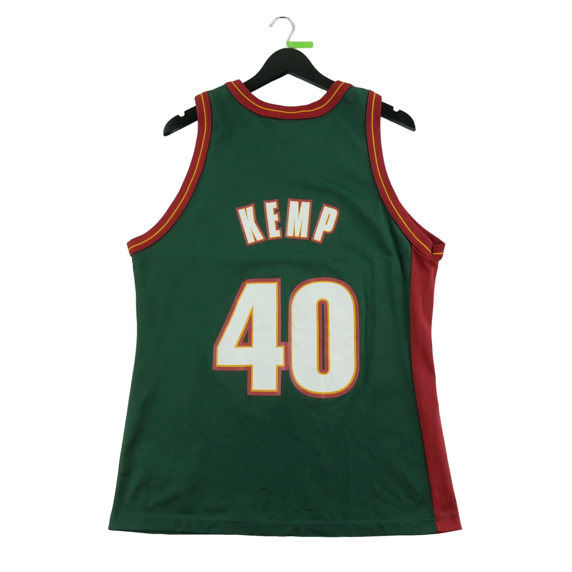 Second hand - Canotta Uomo Champion NBA Seattle Kemp 40 - Stato molto buono 2/7