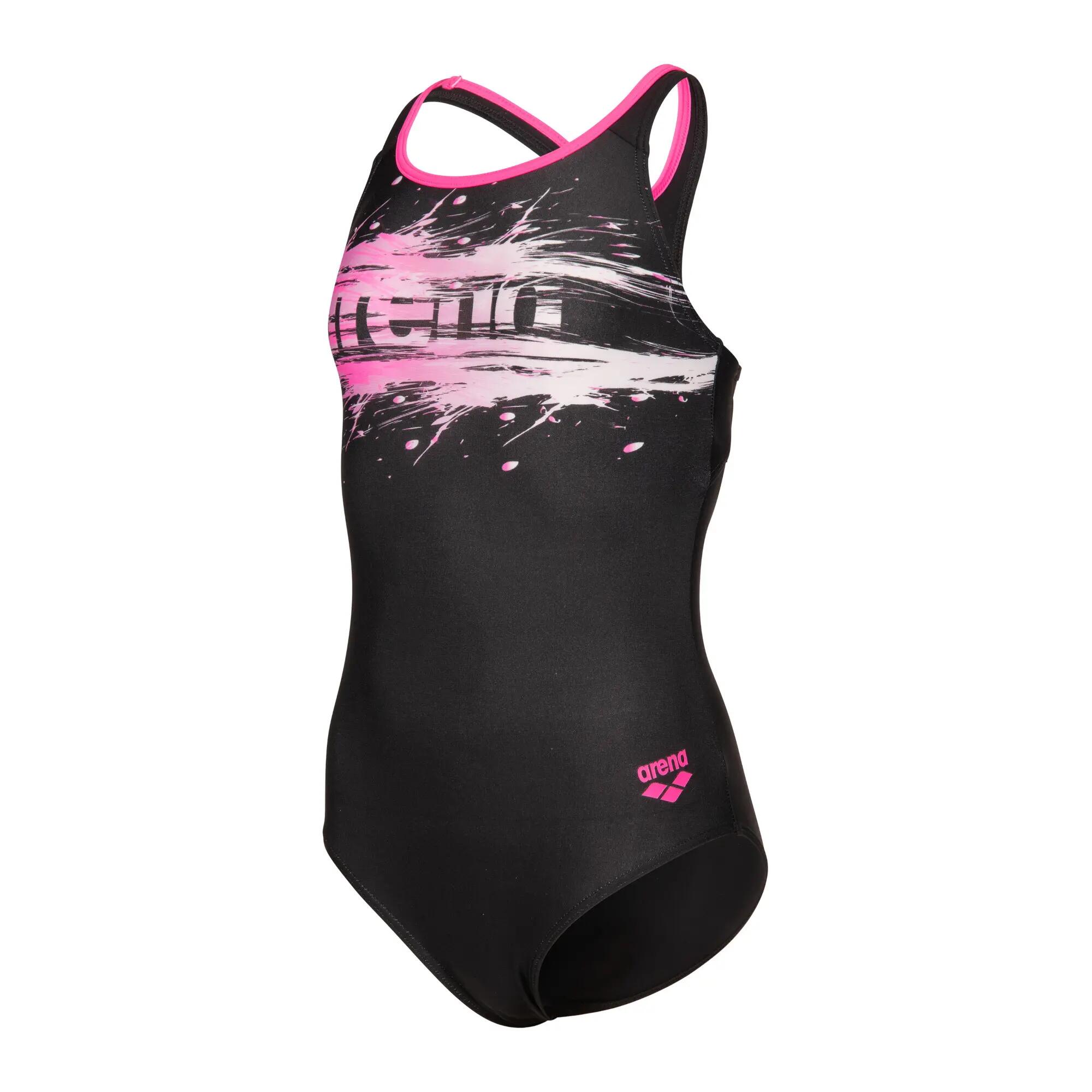 Arena Mädchen Badeanzug Paint Swimsuit Swim Pro Back 011751 3/5